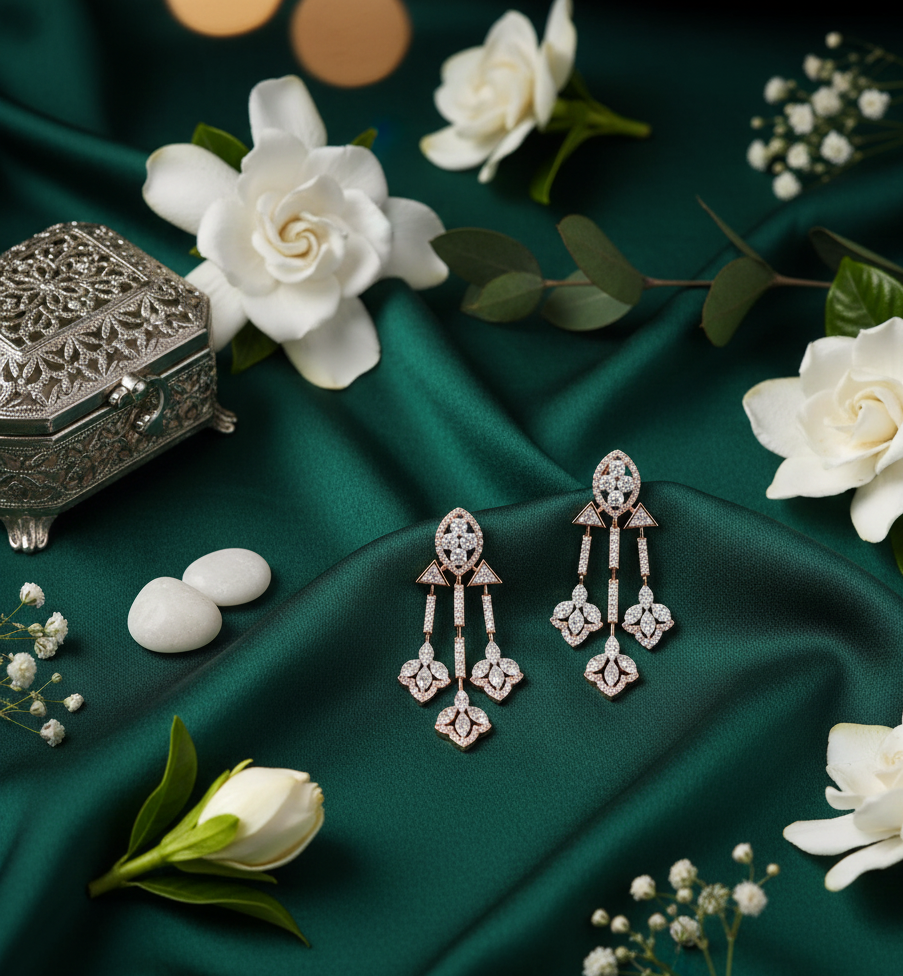 Silken Radiance Diamond Drops - 3