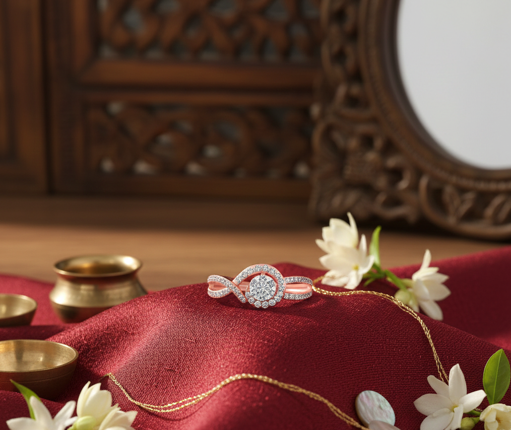 Radiant Bloom Diamond Ladies Ring - 3