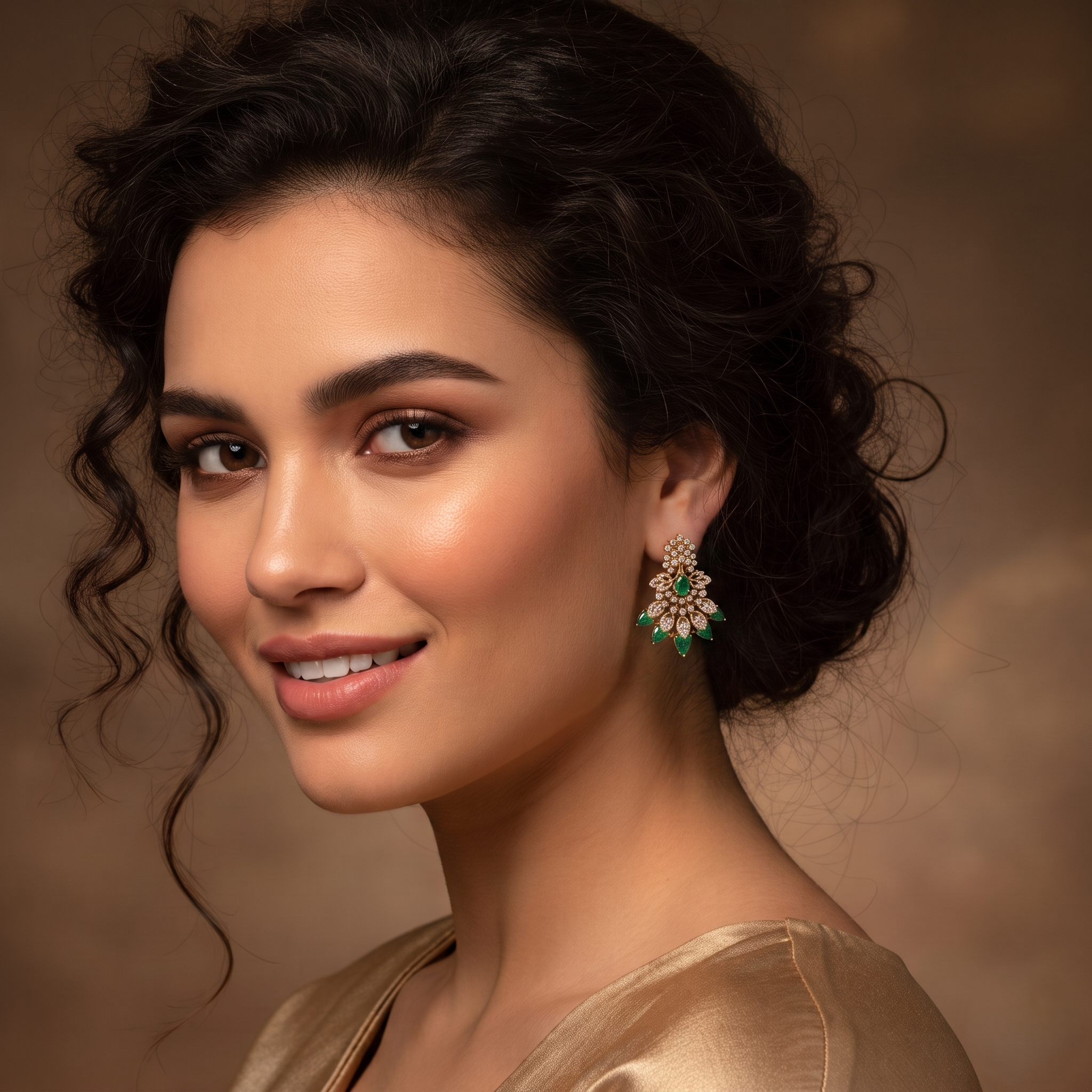 Elegant Diamond Stud Earrings with Brilliant Cut - 3