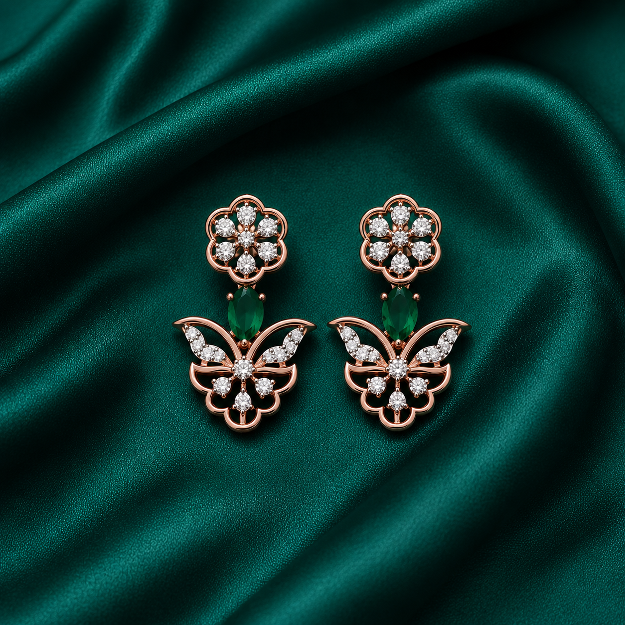 Festive Wear Diamond Danglers