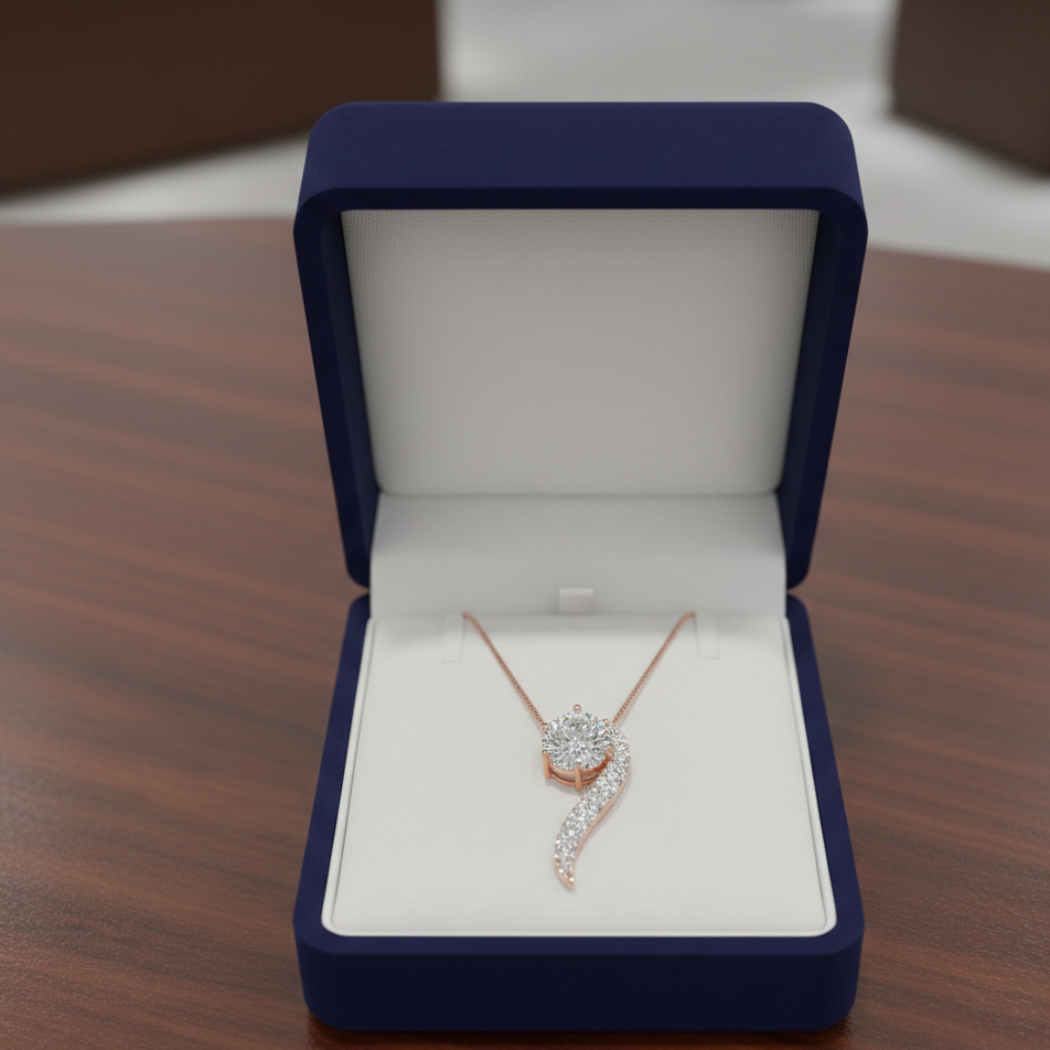 Divine Glow Diamond Pendant