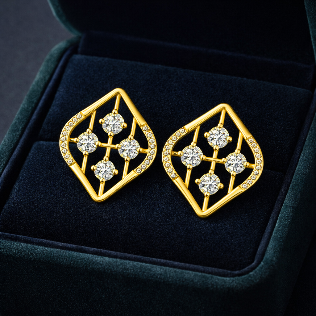 Fortune Diamond Earrings - 4