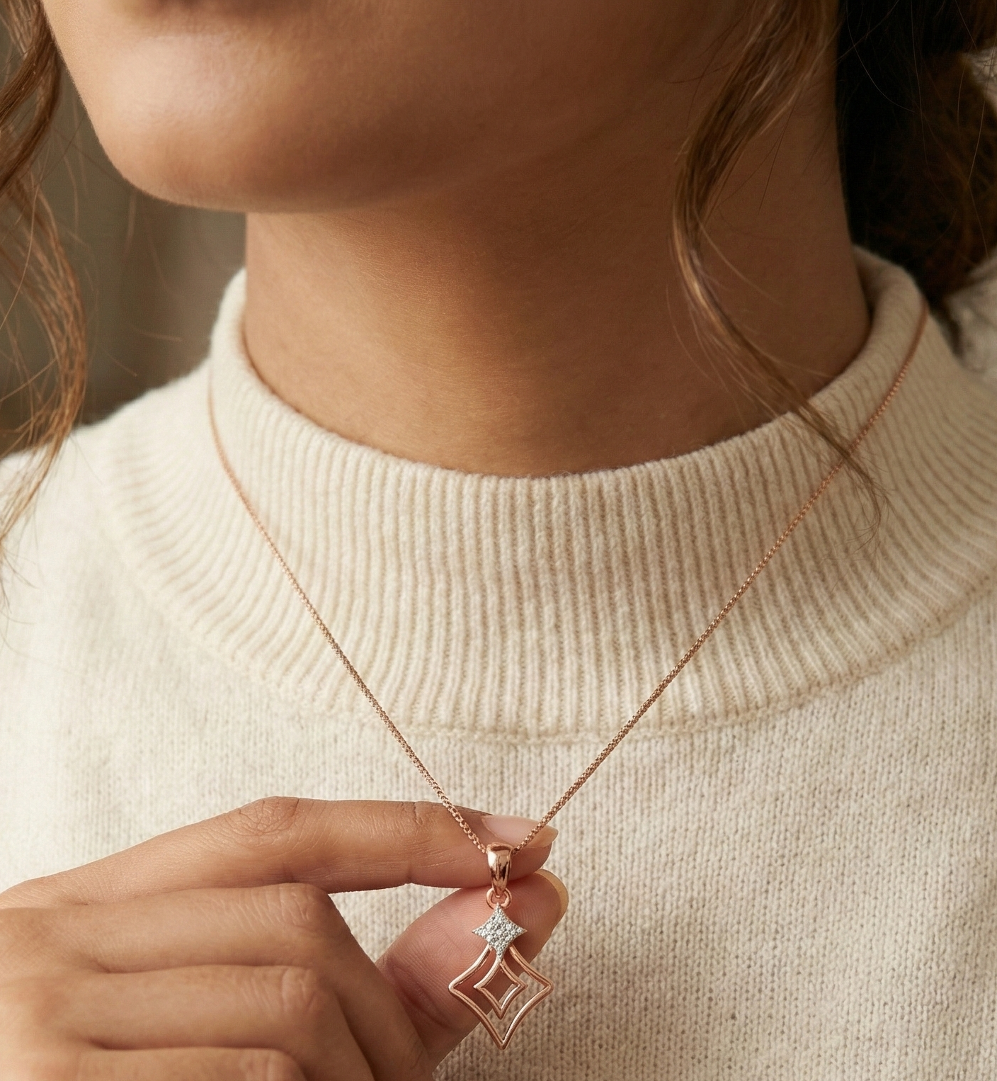 Diamond Poise Pendant