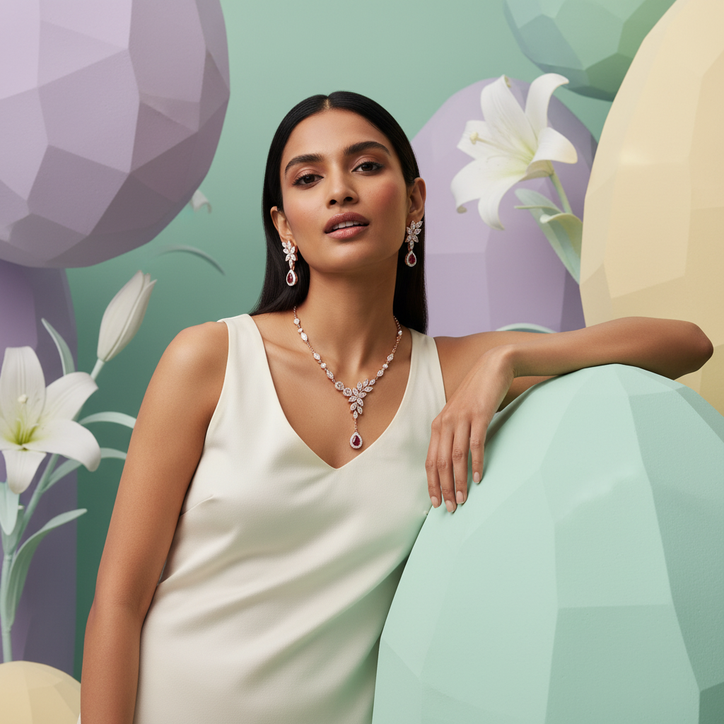 Timeless Diamond Luxe Necklace Set