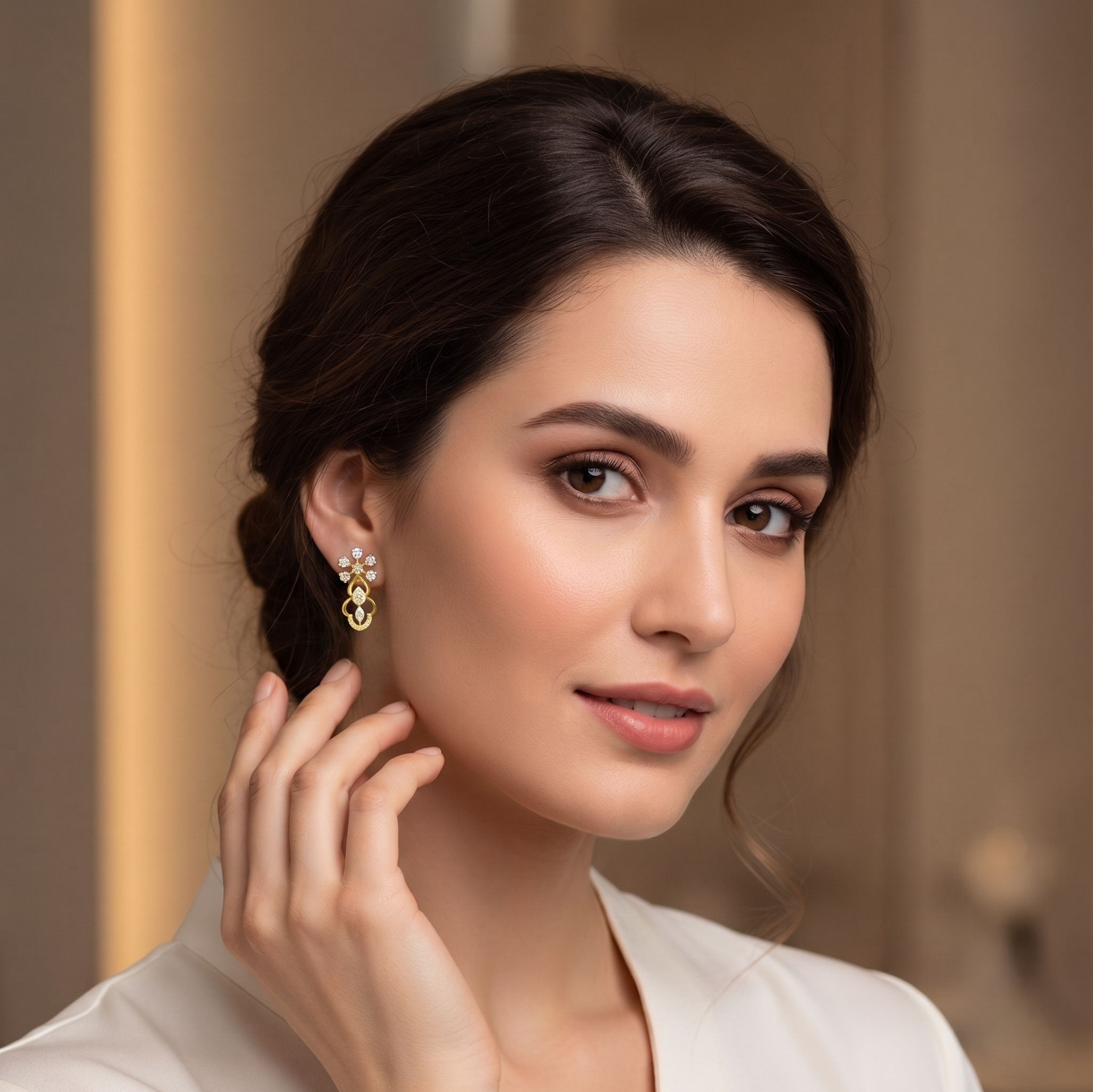 Elegant Diamond Stud Earrings for Minimal Look - 3