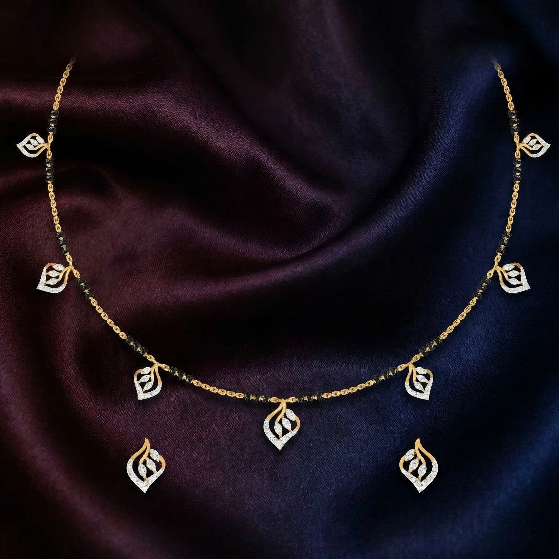 Luxury Diamond Opulence Necklace Set