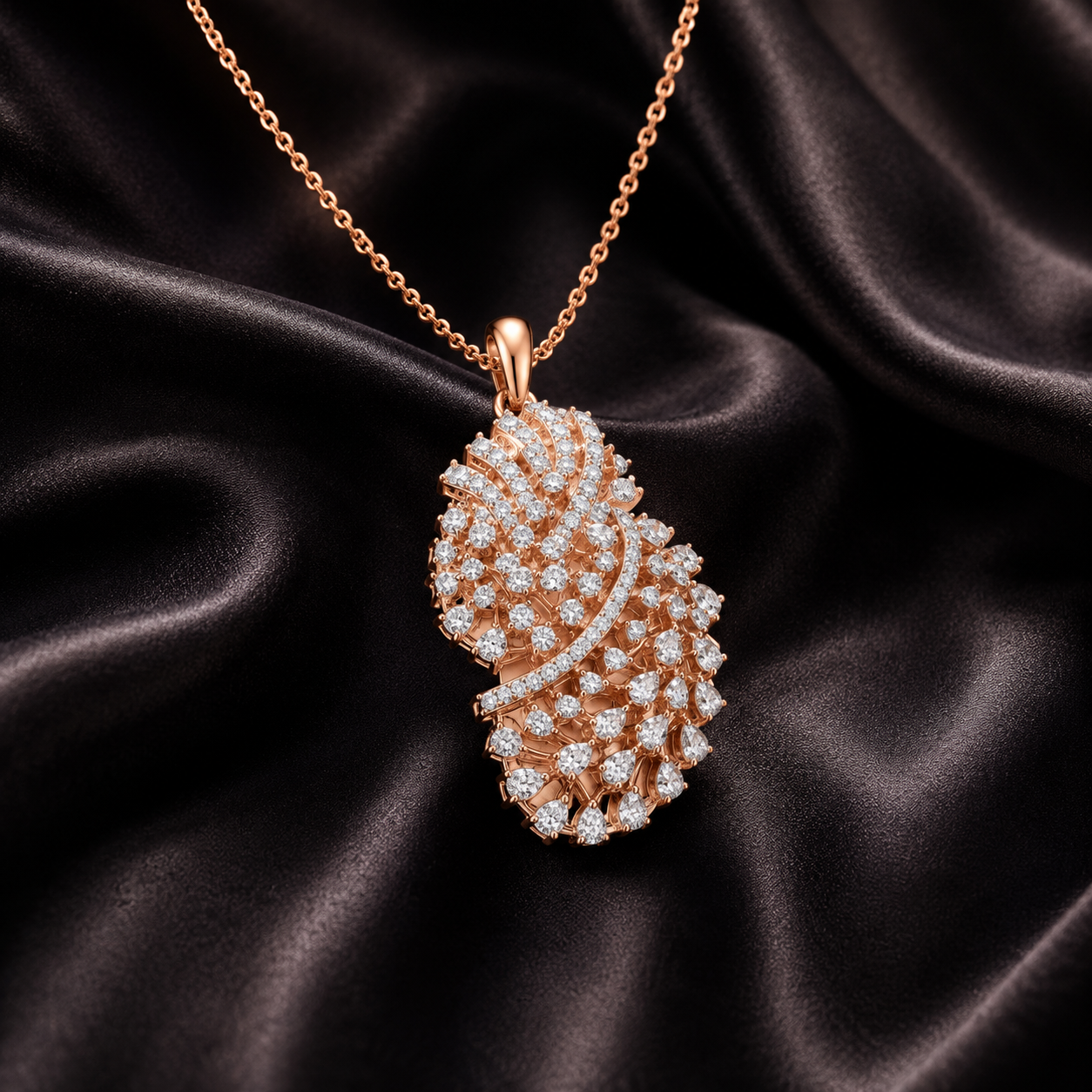 Majestic Spark Diamond Pendant