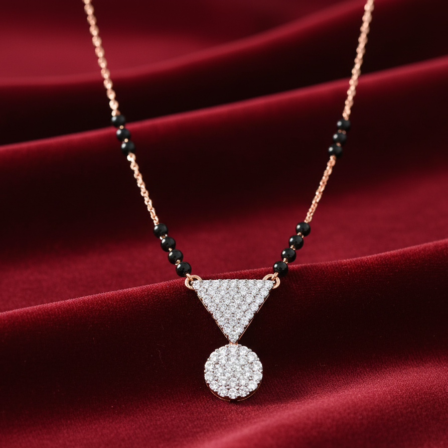 Festive Style Gold Diamond Tanmaniya