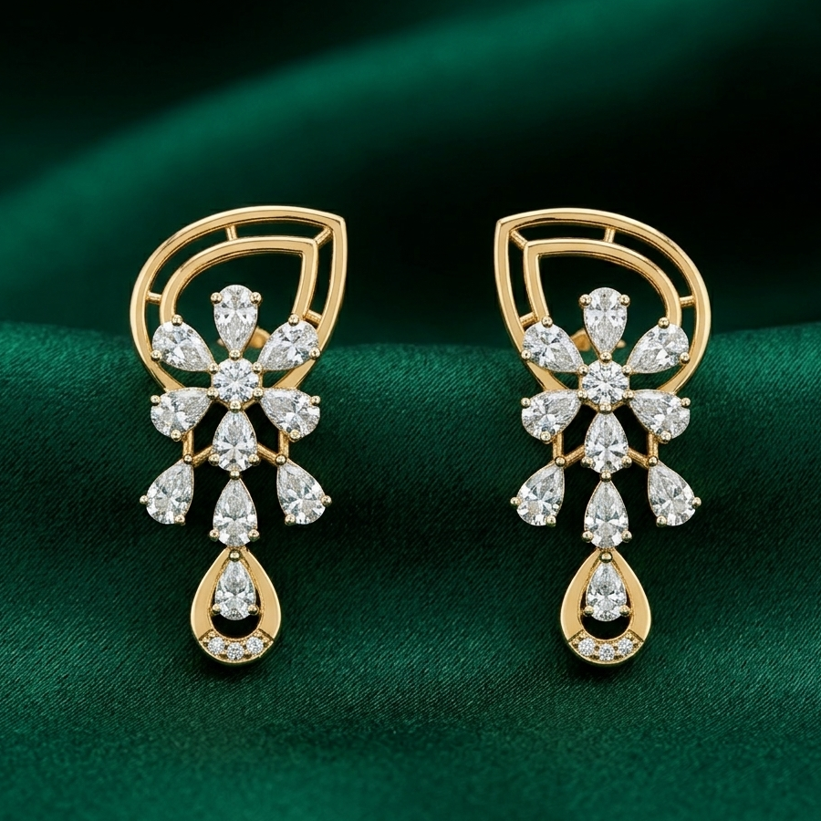 Elixir Diamond Earrings - 3