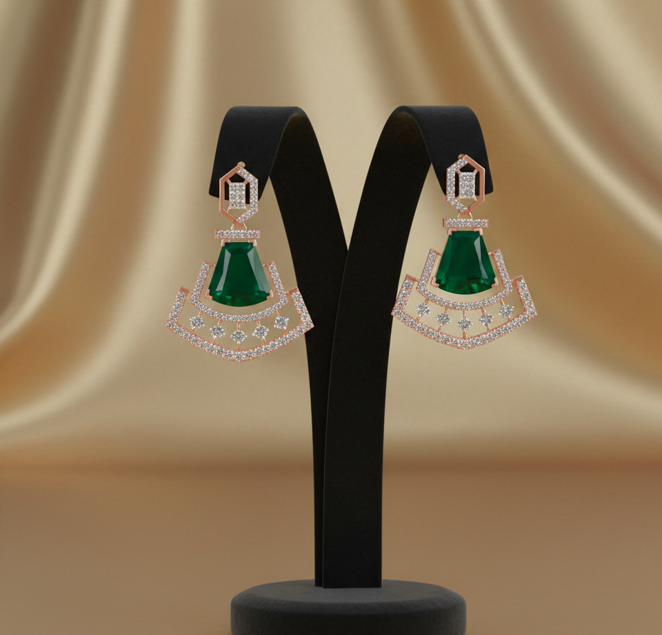 Aria Bloom Diamond Earrings - 3