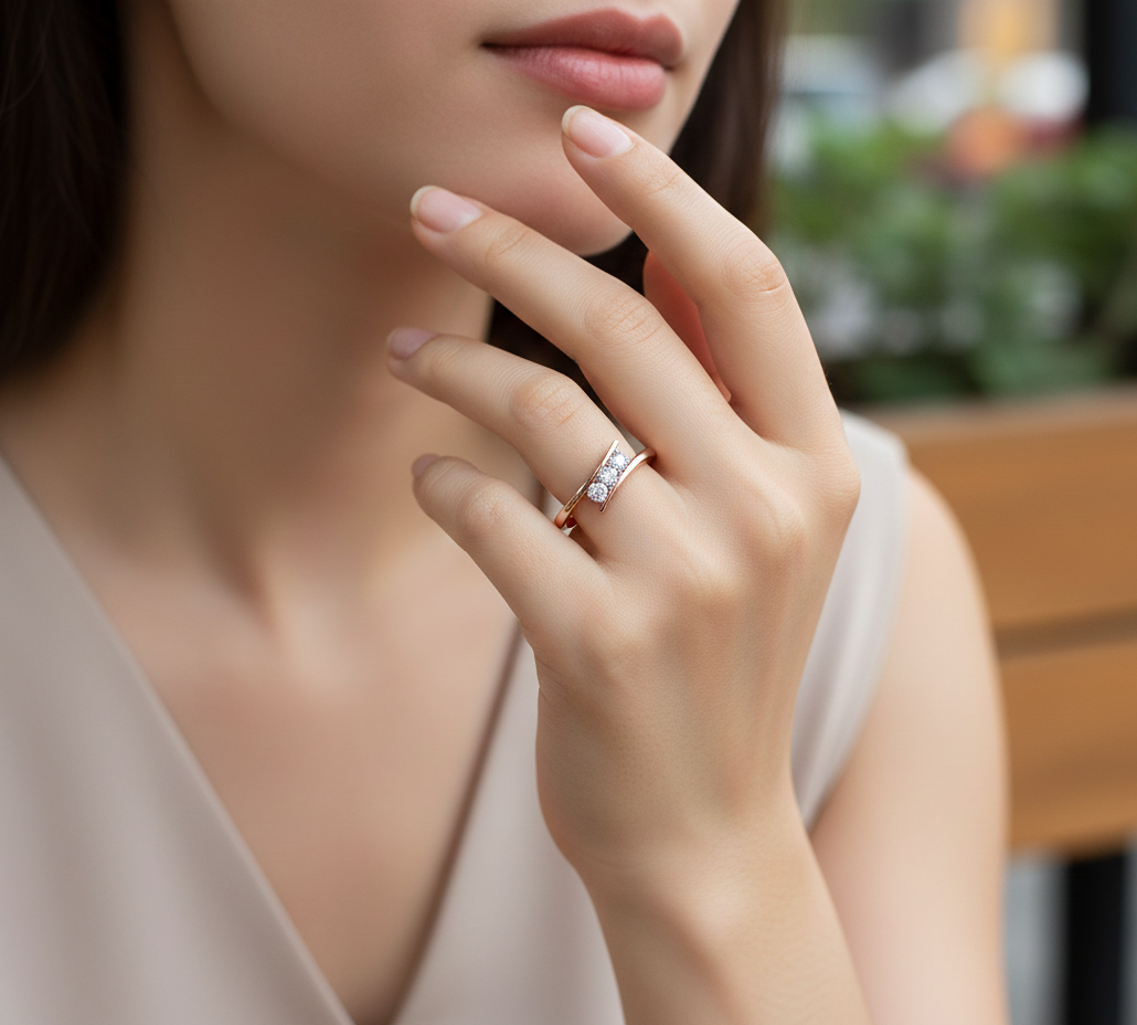 Classic Radiance Diamond Ladies Ring - 3