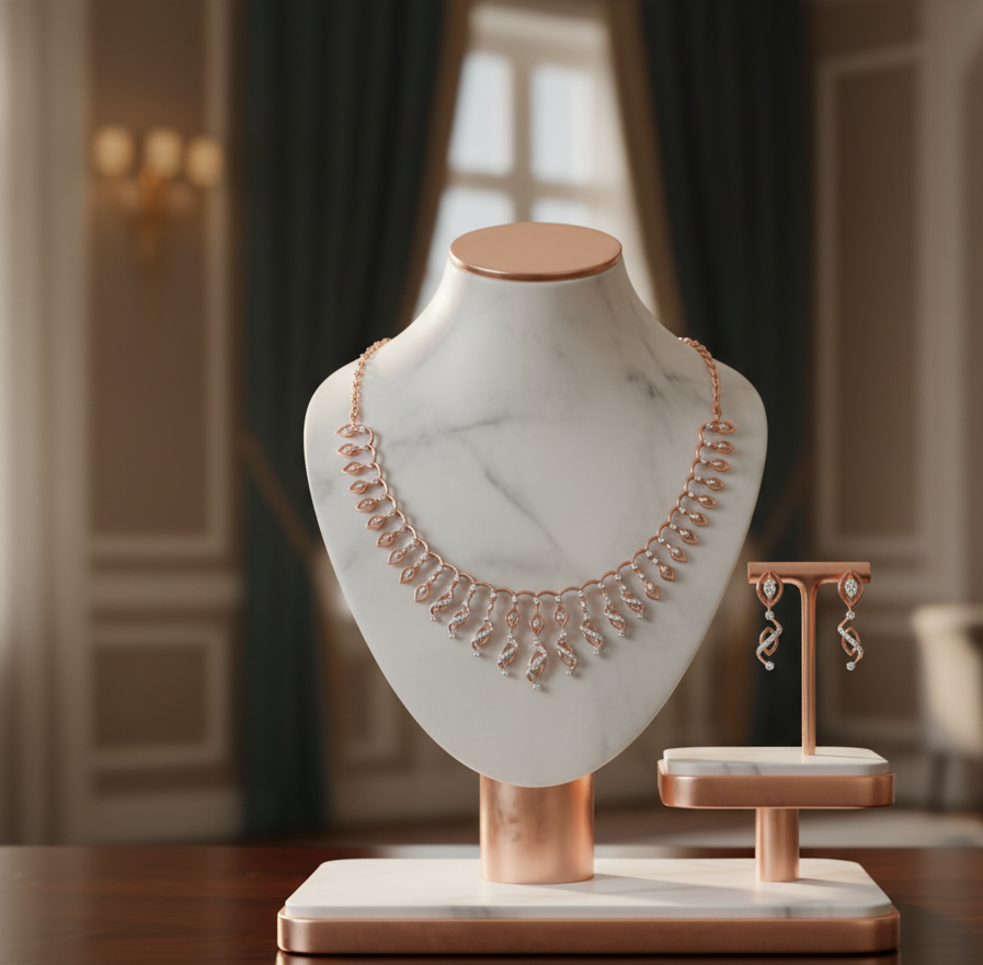 Signature Spark Glow Diamond Necklace for Occasions