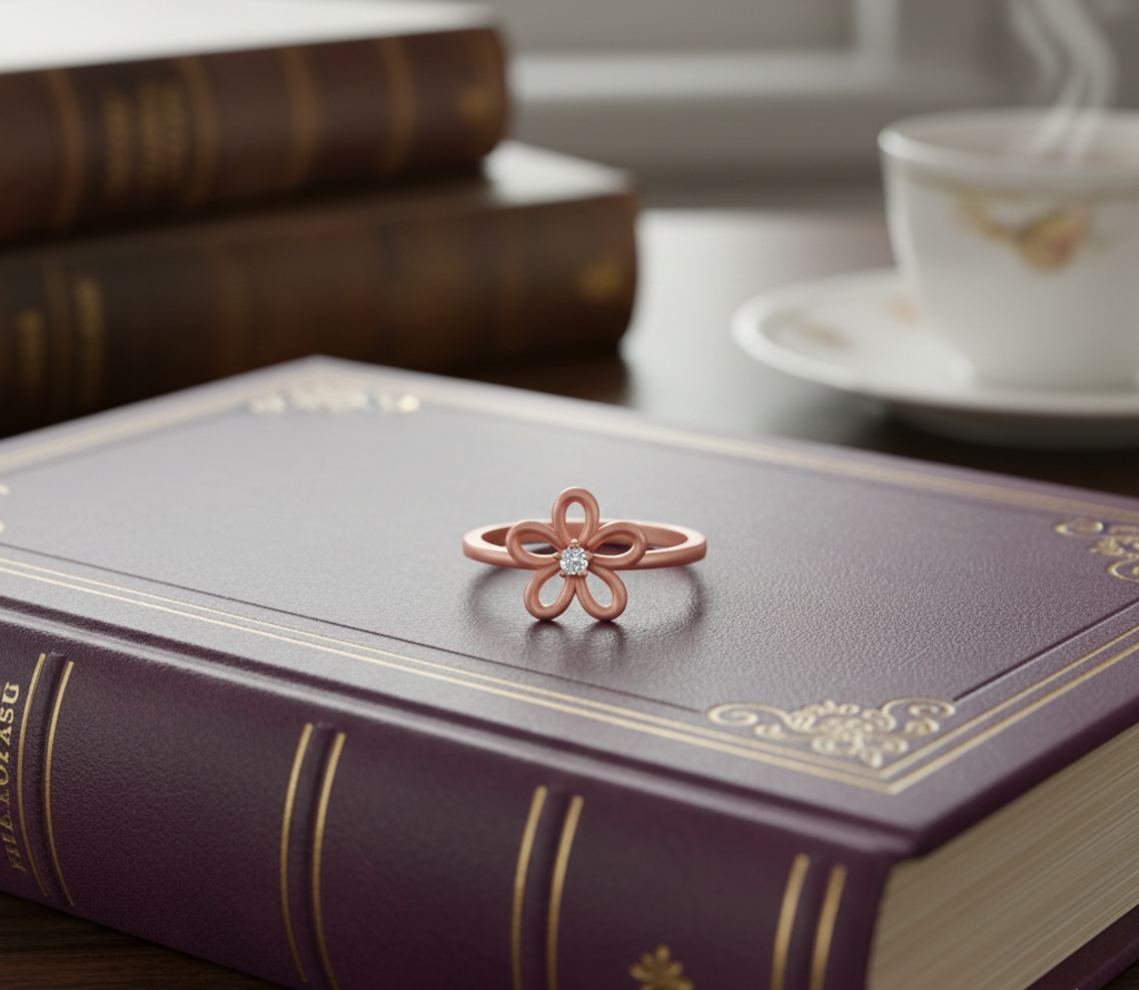 Radiance Crest Diamond Ring