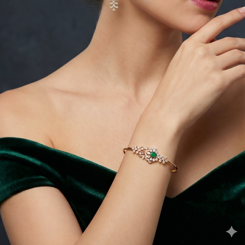 Diamond Crystal Chain Bracelet