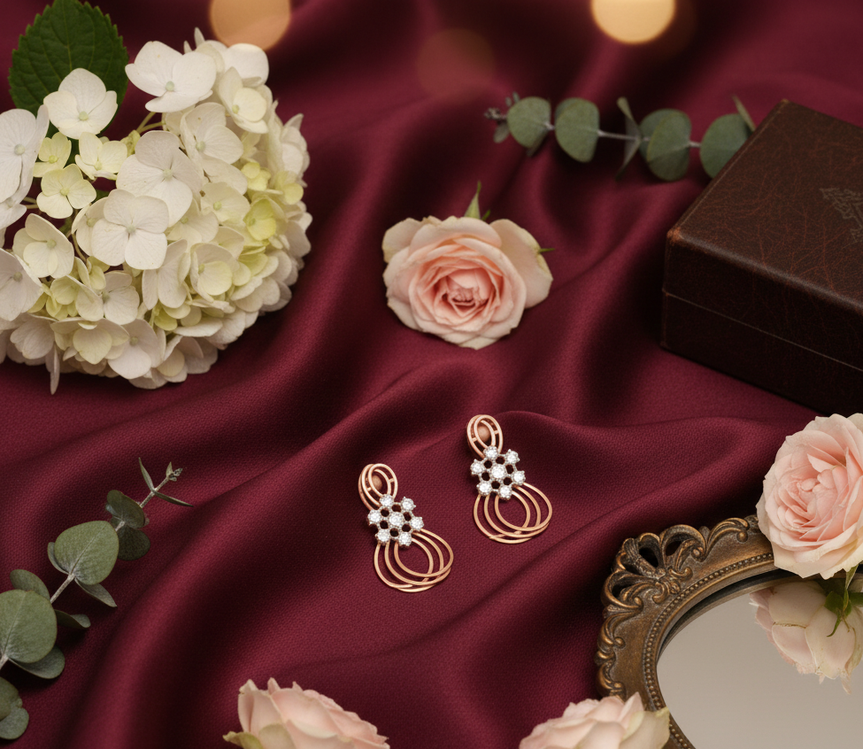 Dusk Diamond Earrings - 3