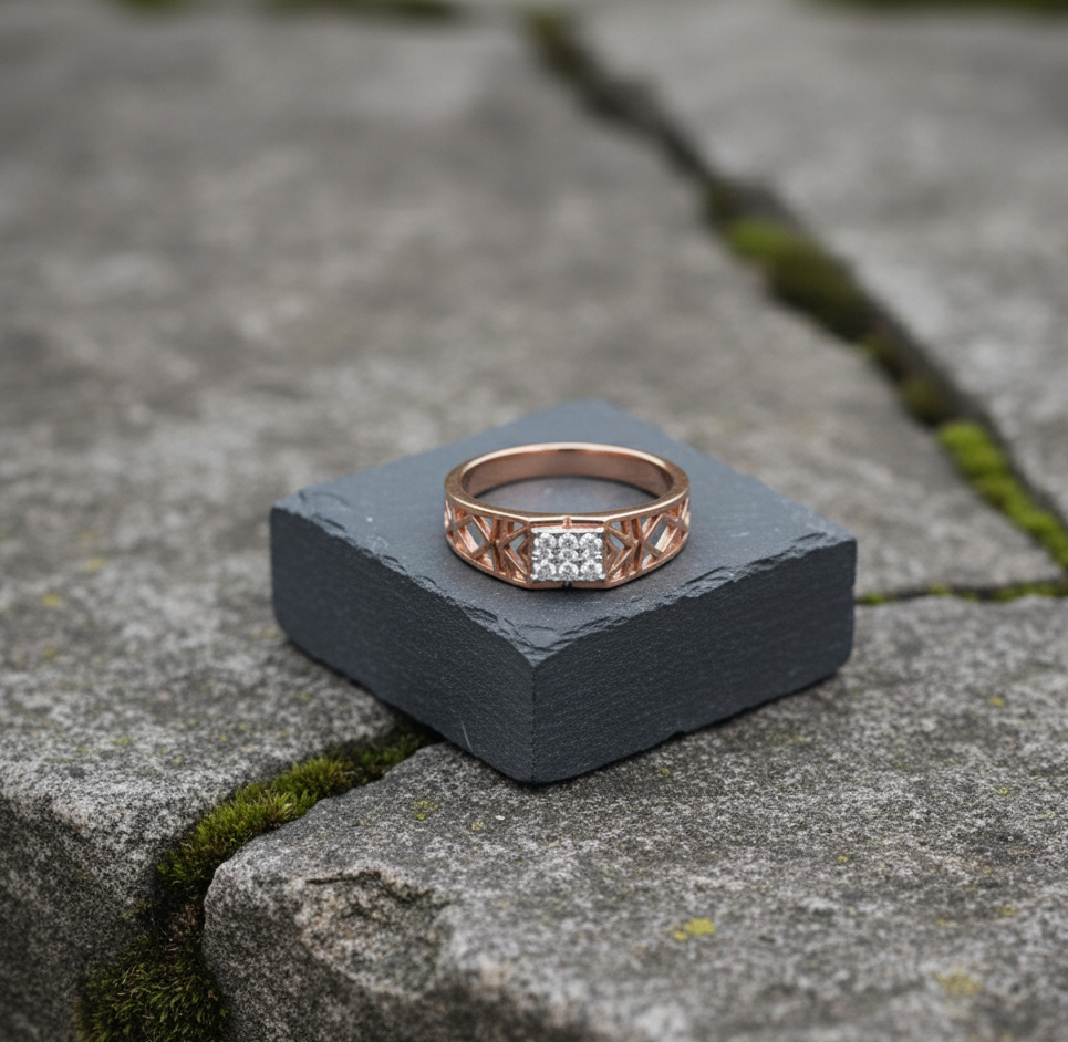 Timeless Strength Diamond Gents Ring - 4