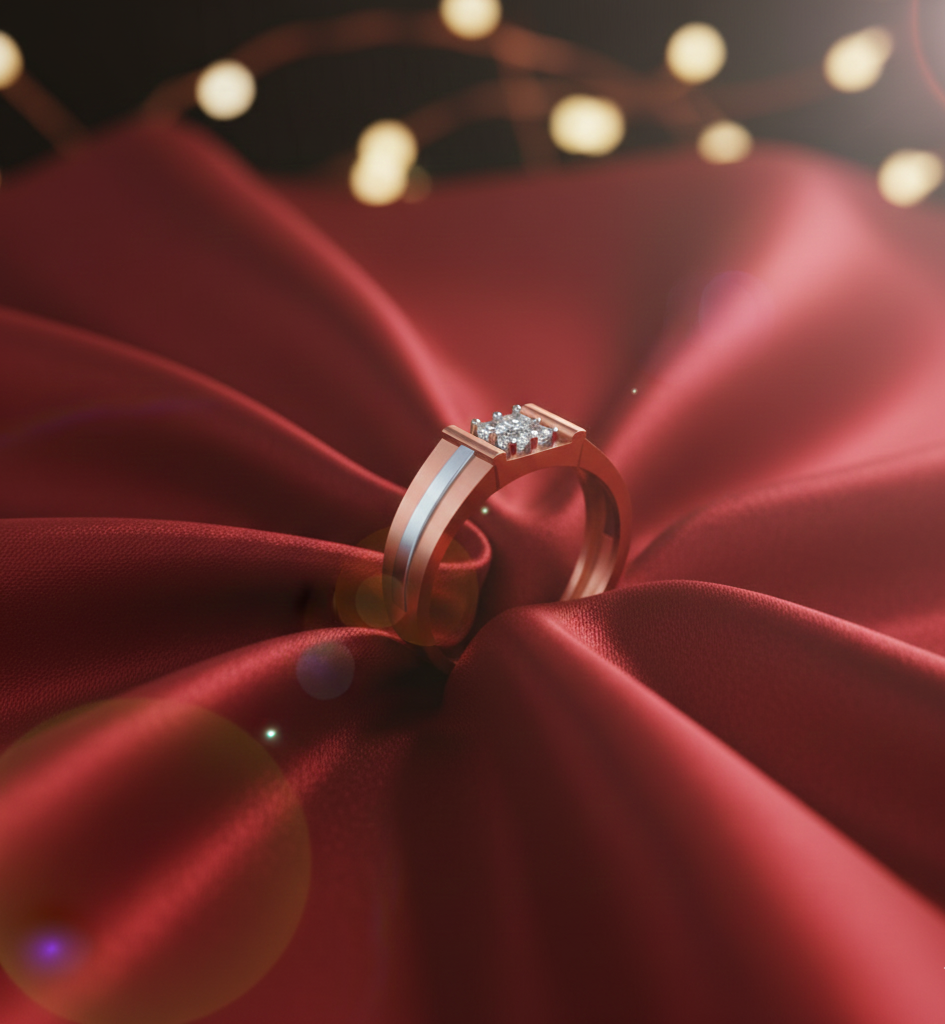 Bold Elite Diamond Gents Ring