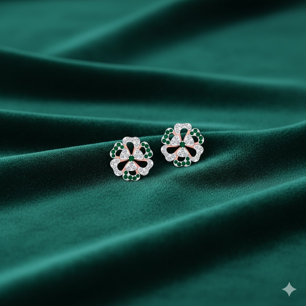 Diamond Trail Dangler Earrings