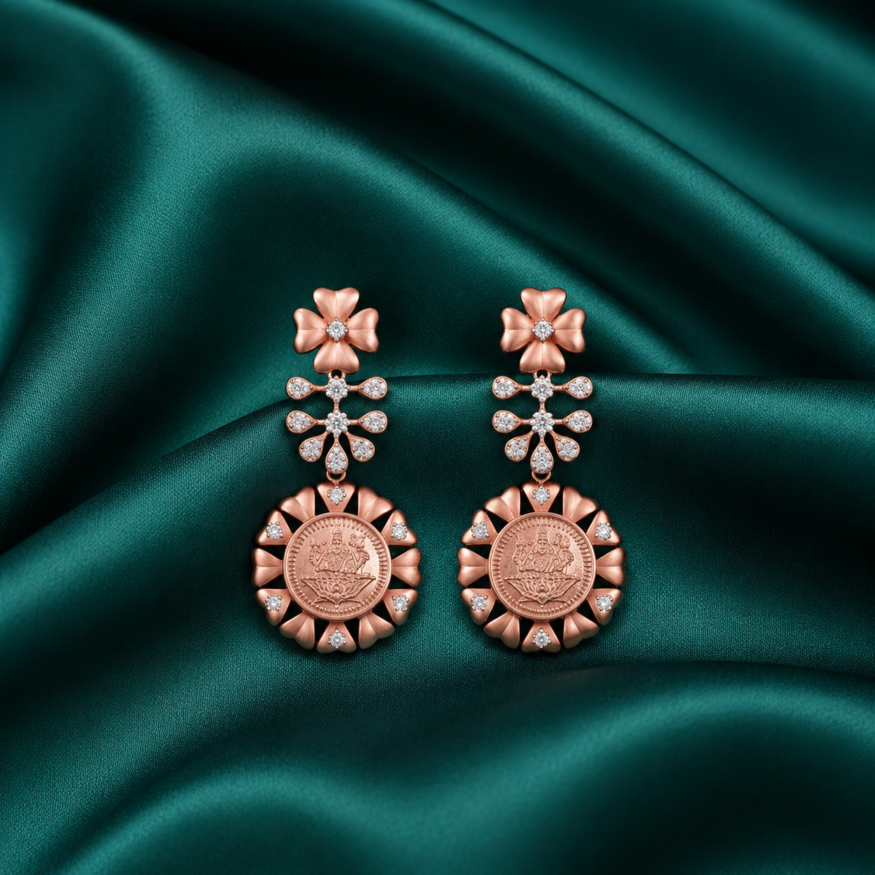 Elegant Diamond Dangler Drop Design