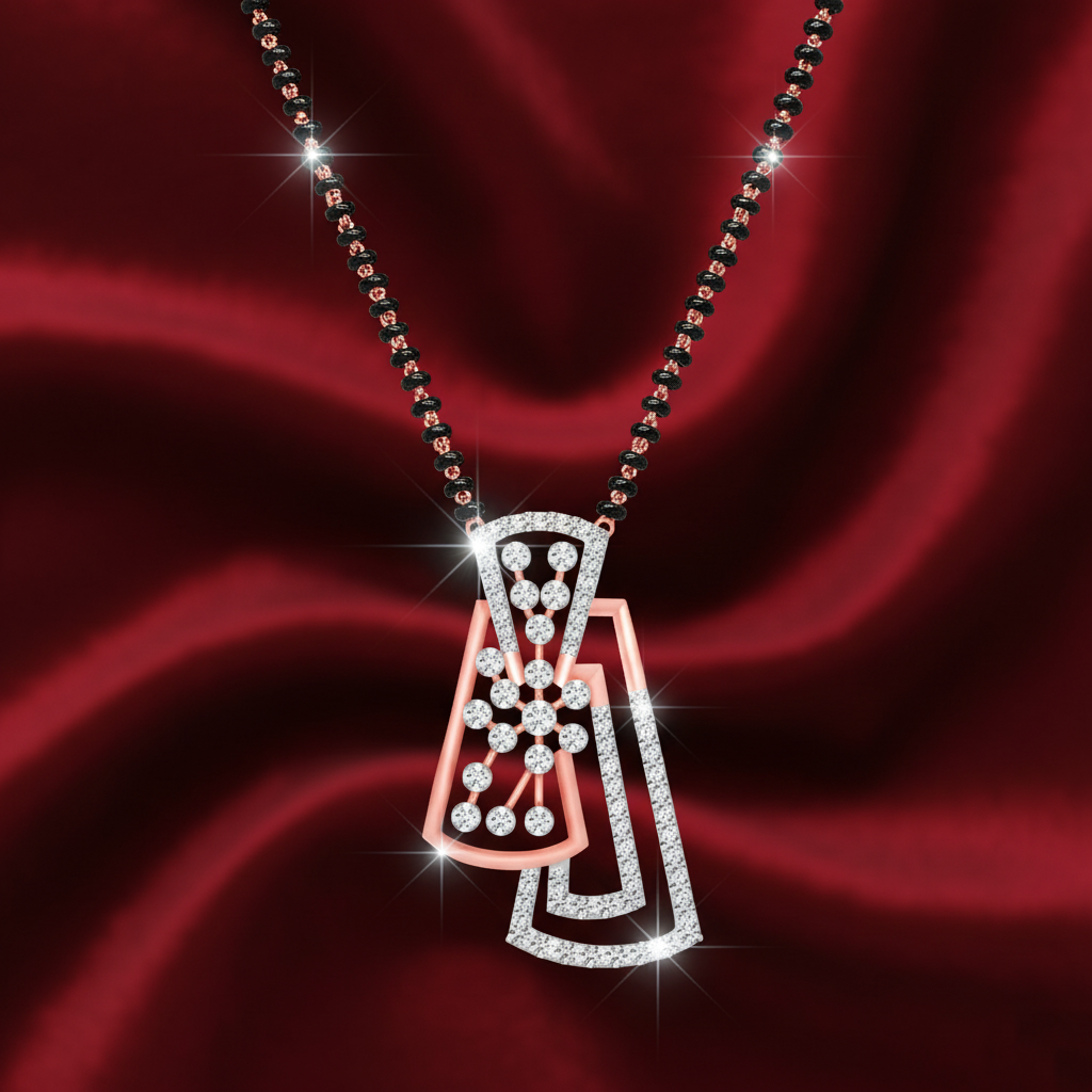 Designer Gold Diamond Tanmaniya for Celebrations