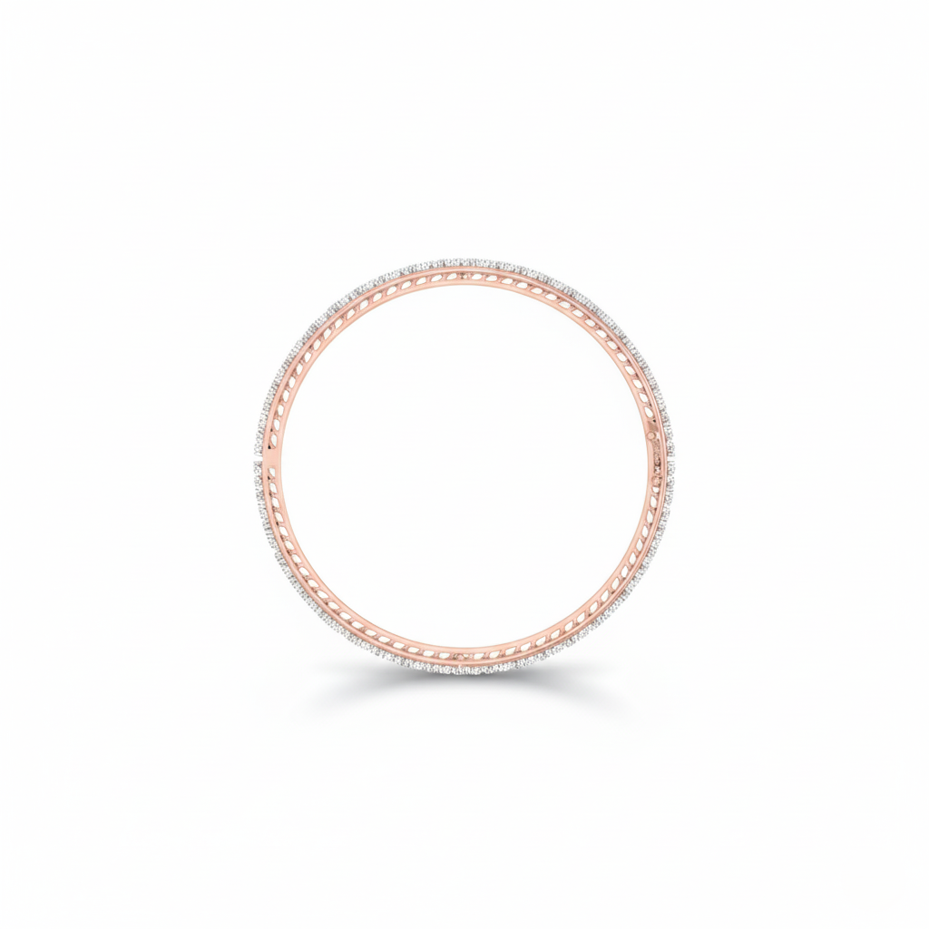 Celeste Cascade Diamond Bangle - 4