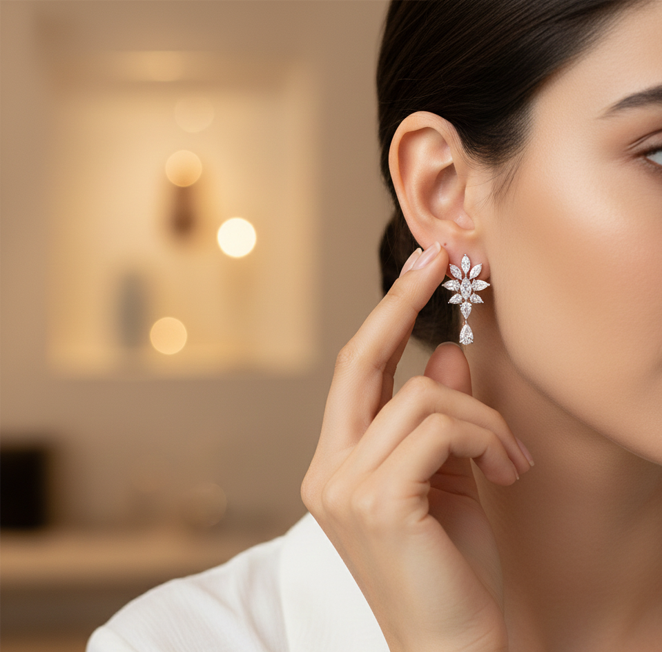 Prismelight Diamond Drop Earrings - 3