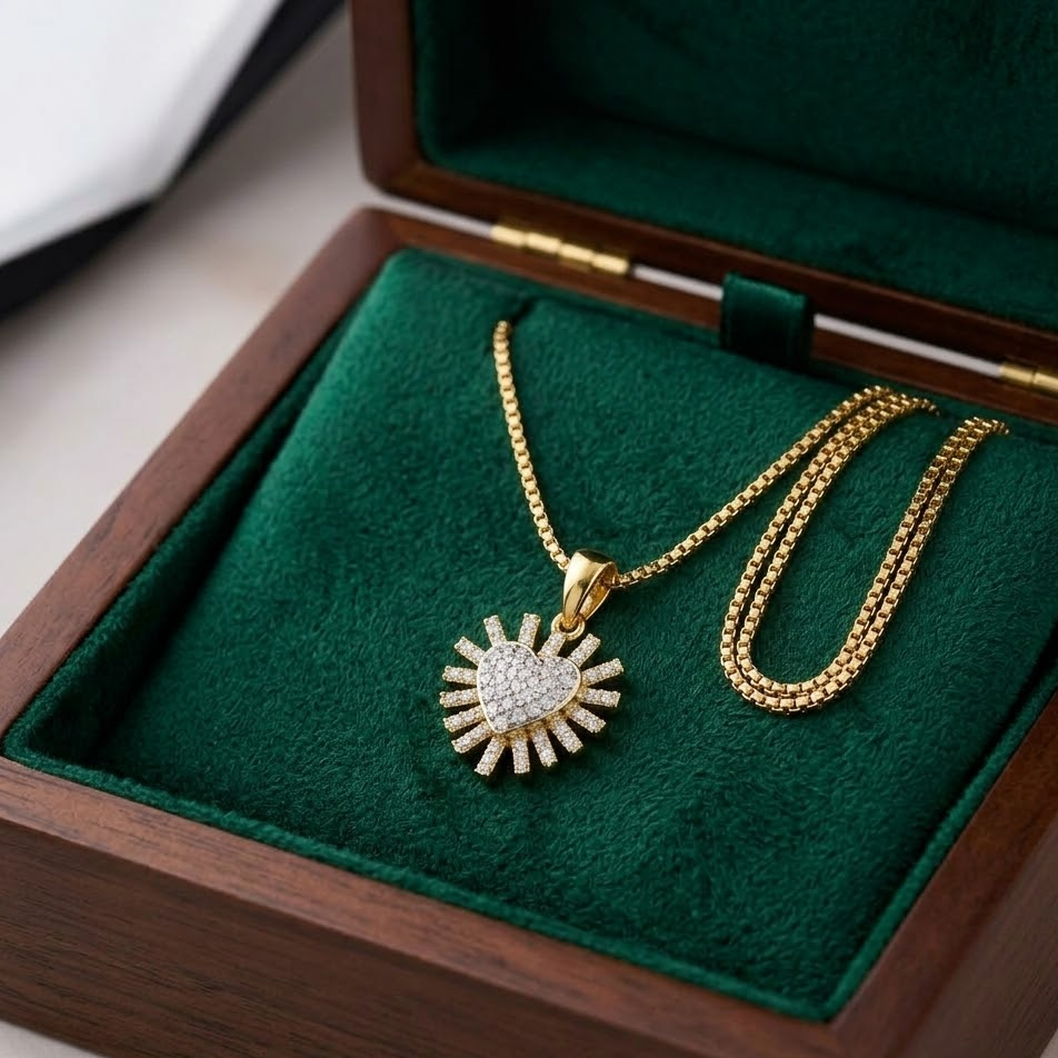 Aurevine Diamond Pendant - 3