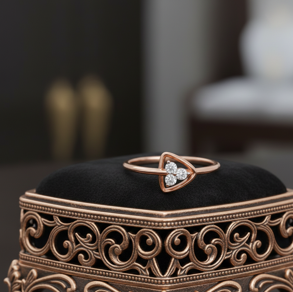 Celestial Crown Bloom Diamond Ring