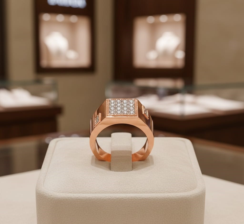 Elite Authority Diamond Gents Ring - 4