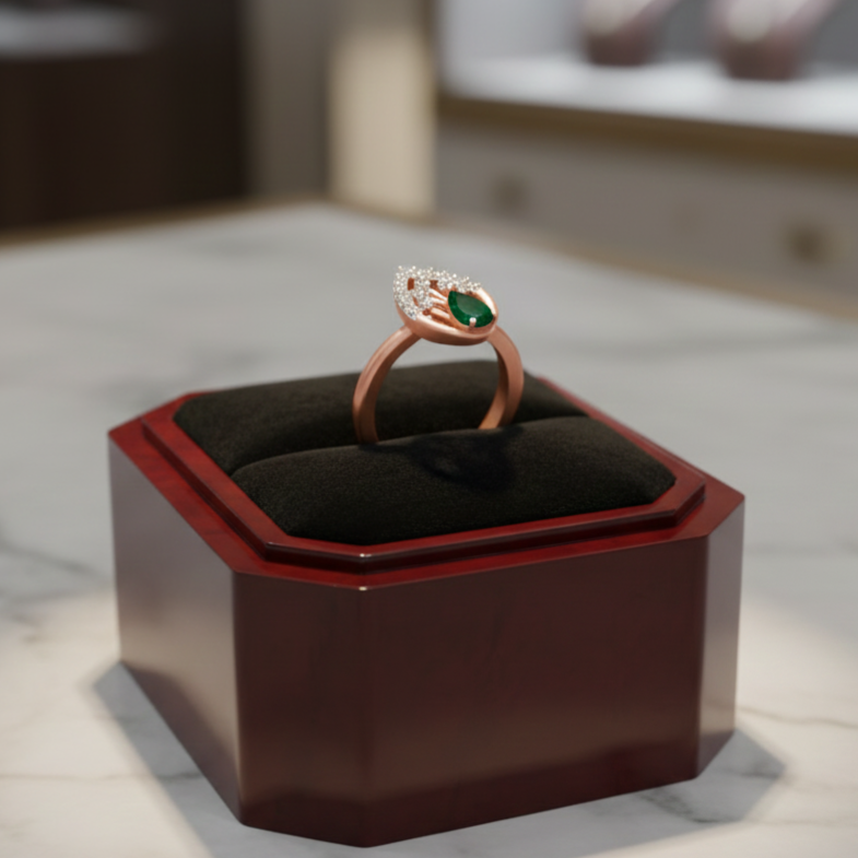 Diamond Aura Crest Ring - 3