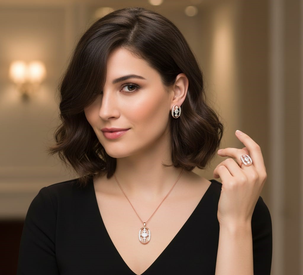 Elegant Radiance Pendant Set - 3