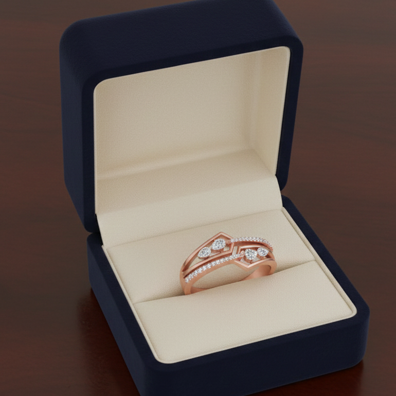 Diamond Infinity Aura Ring