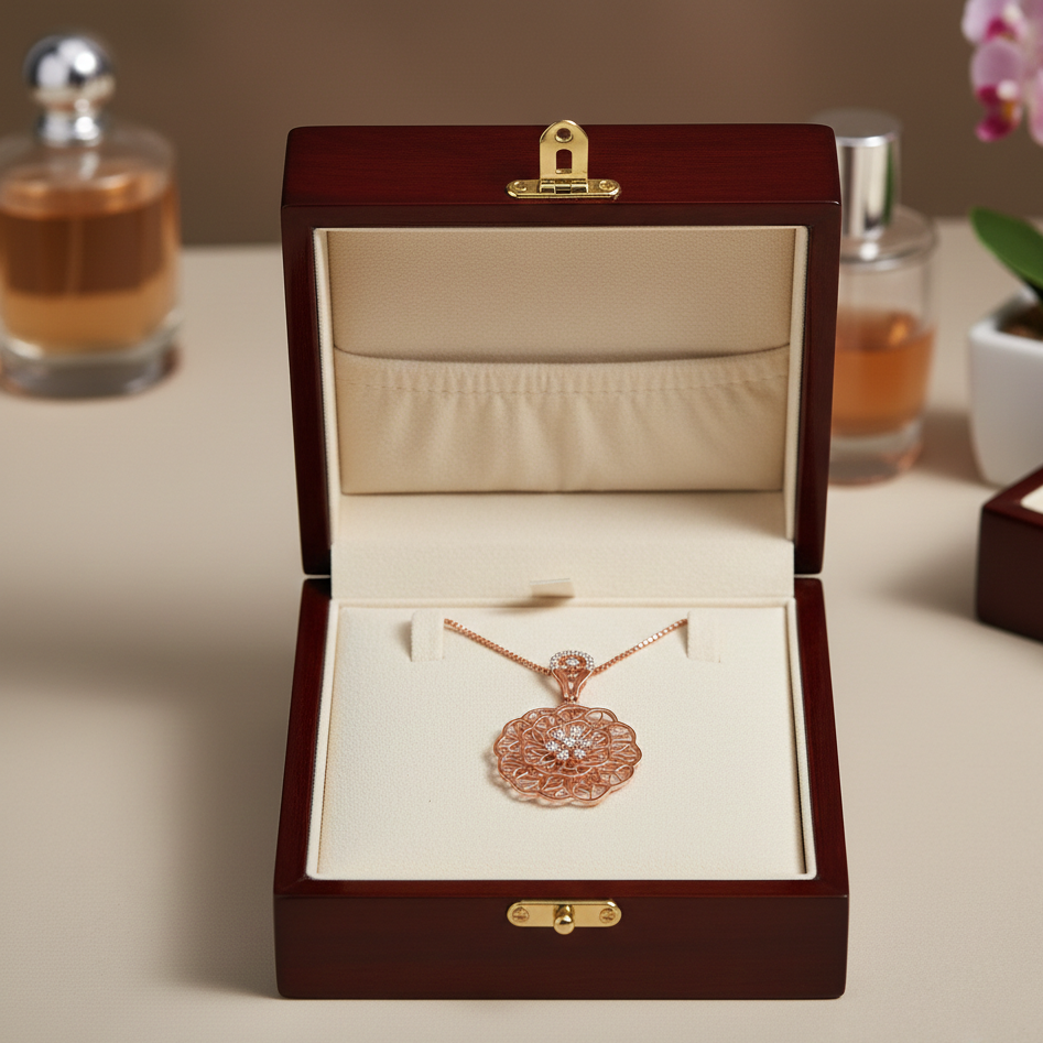 Polished Radiance Diamond Pendant