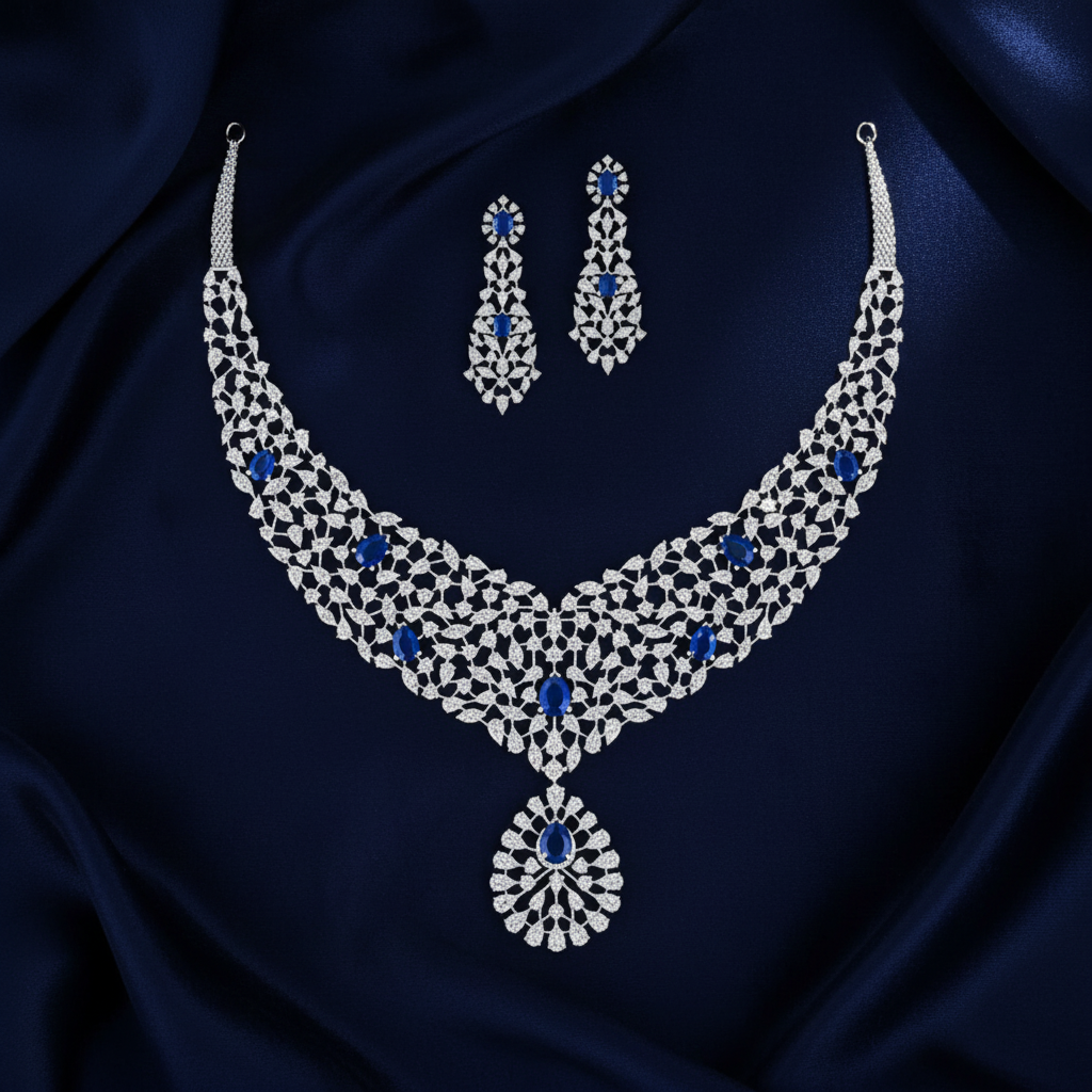 Signature Diamond Bridal Necklace Set