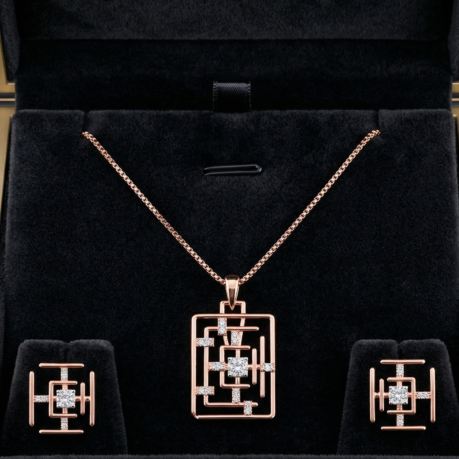 Gleaming Grace Pendant Set