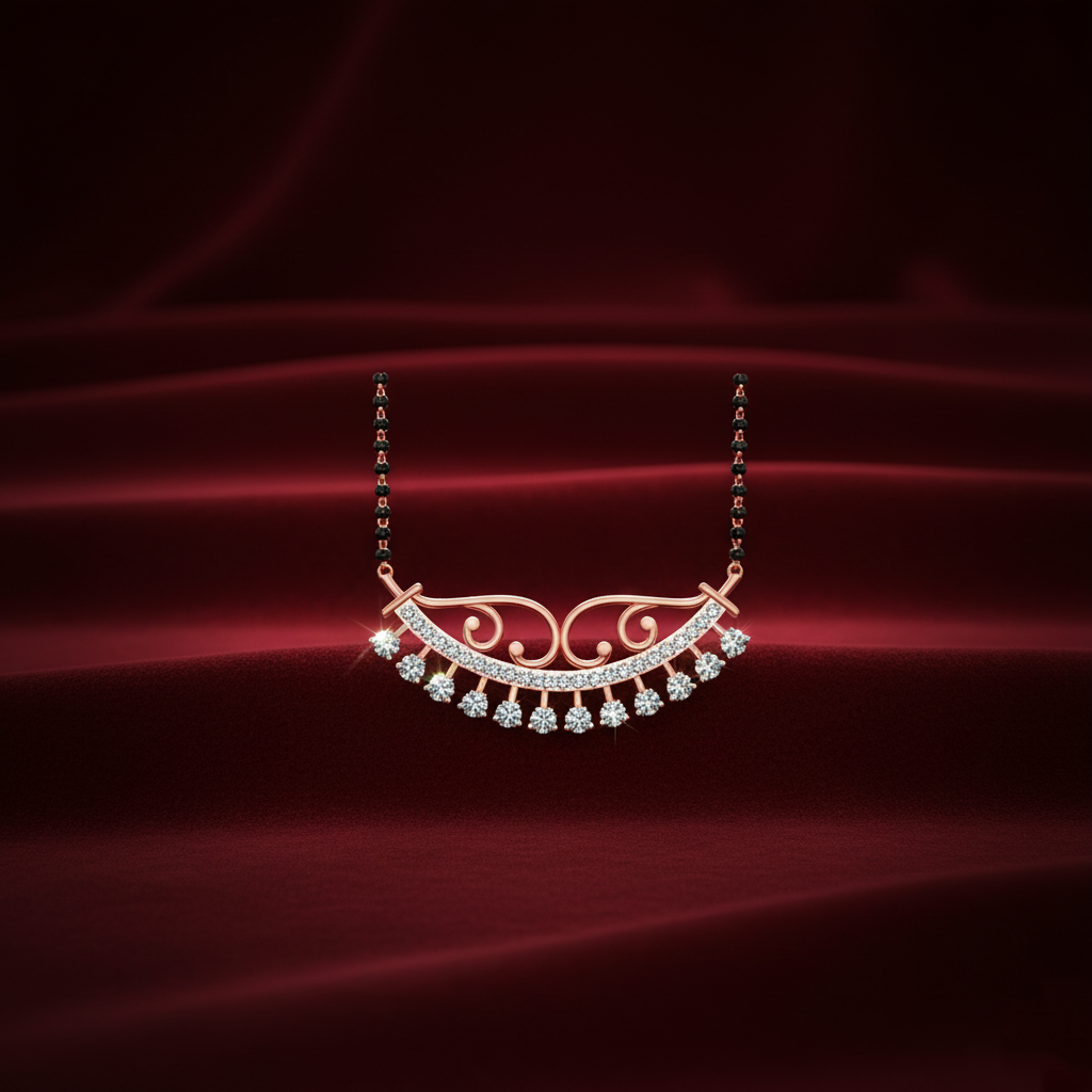 Premium Gold Diamond Tanmaniya for Brides