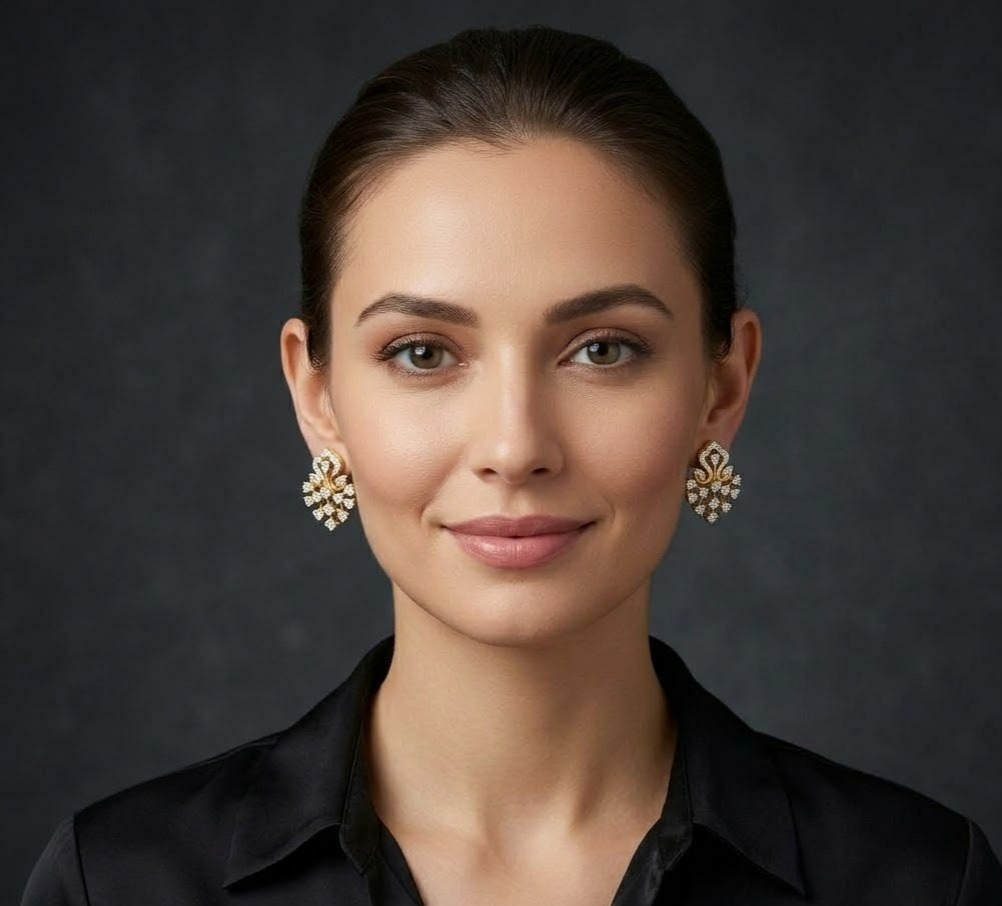 Diamond Celestial Glow Earrings - 3