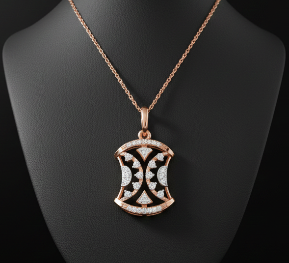 Signature Elegant Diamond Pendant - 3