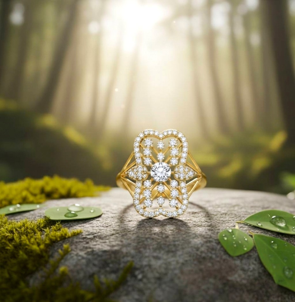 Adira Ornate Diamond Ring