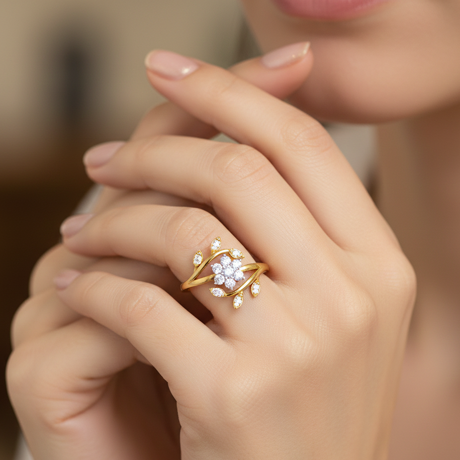 Luxe Radiant Halo Diamond Ring - 3