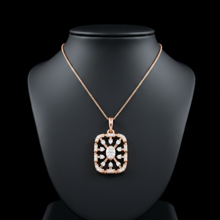 Royal Touch Diamond Pendant - 3