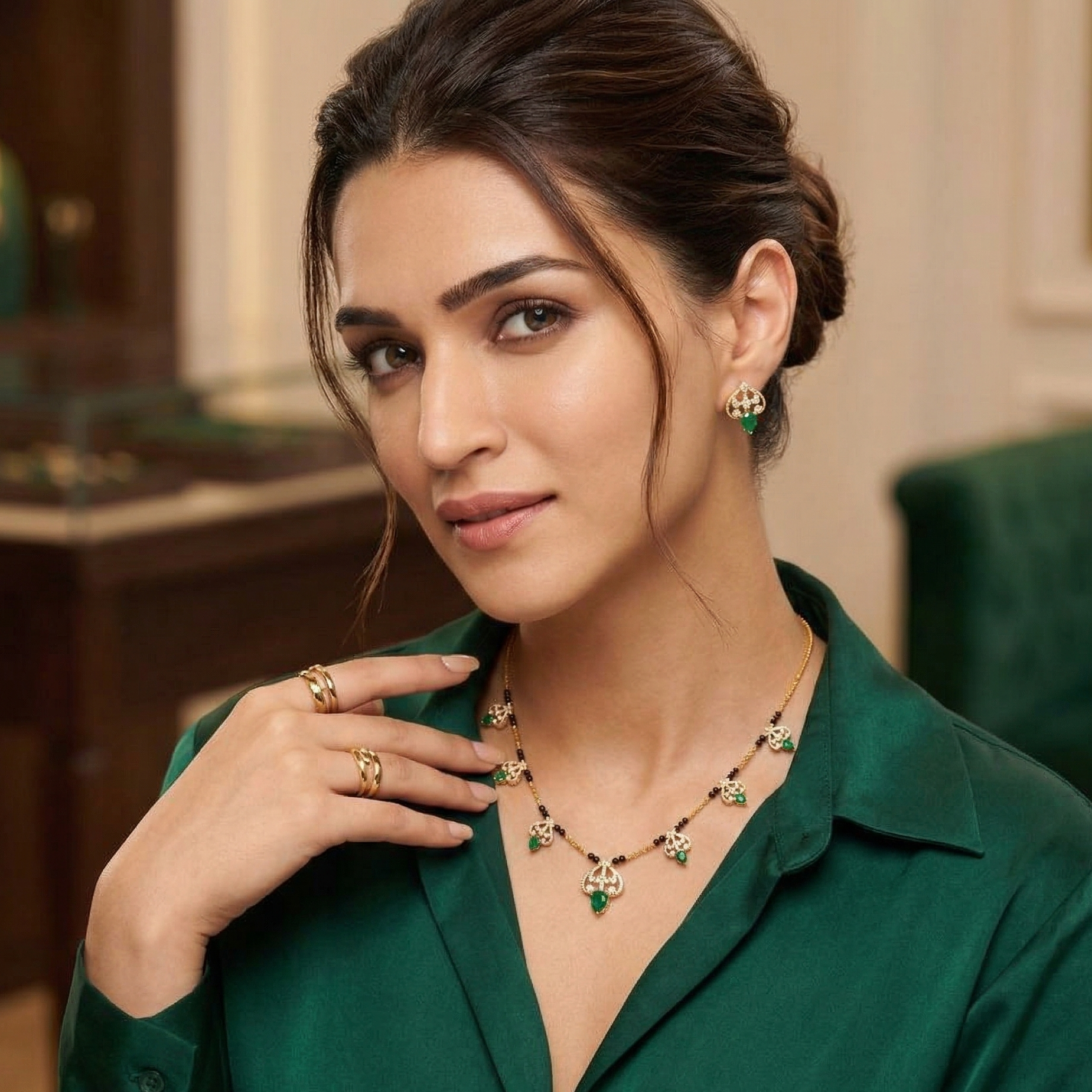 Royal Diamond Classic Necklace Set - 3