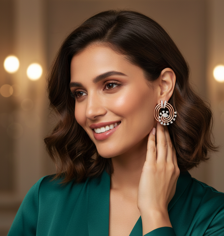 Desire Diamond Earrings - 6