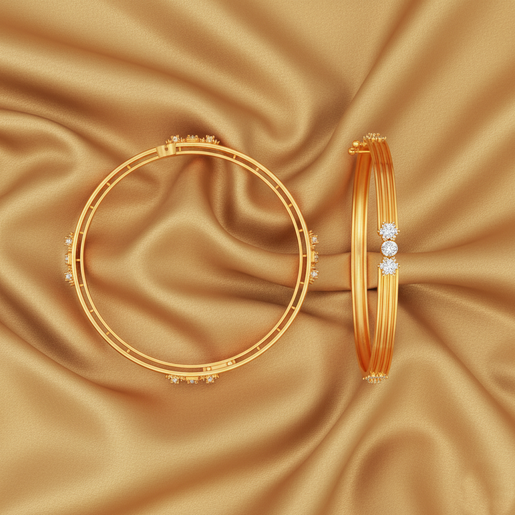 Regal Beam Diamond Bangle