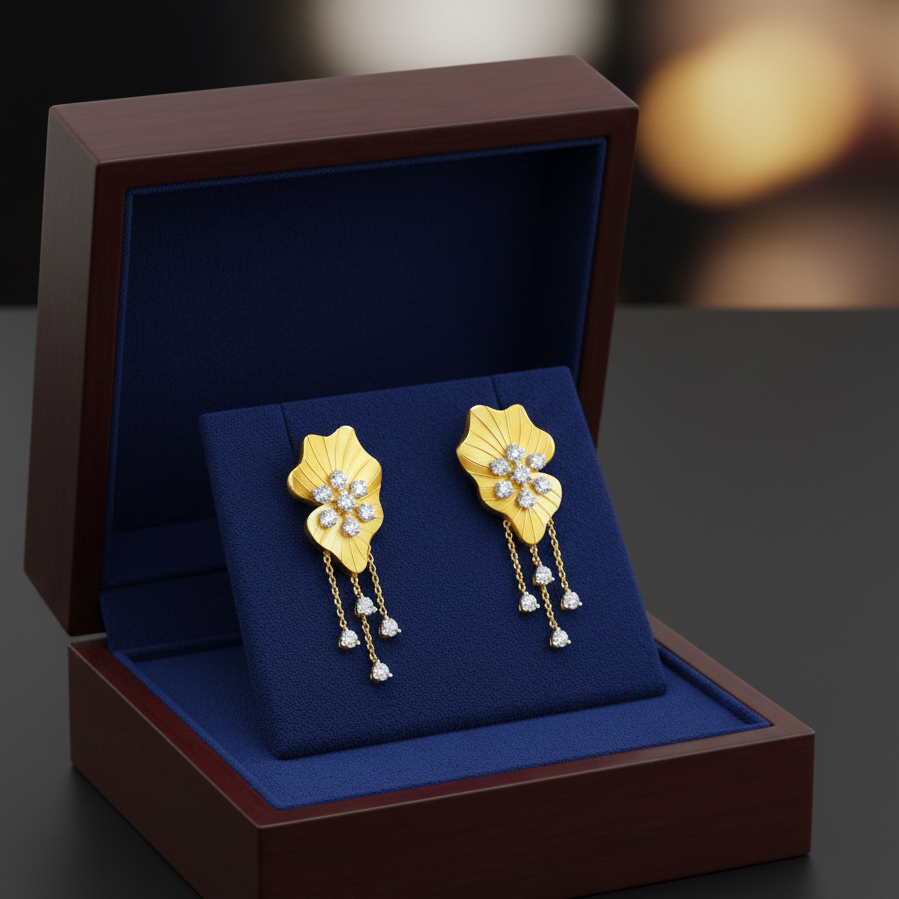 Ultra Shine Diamond Dangler Earrings