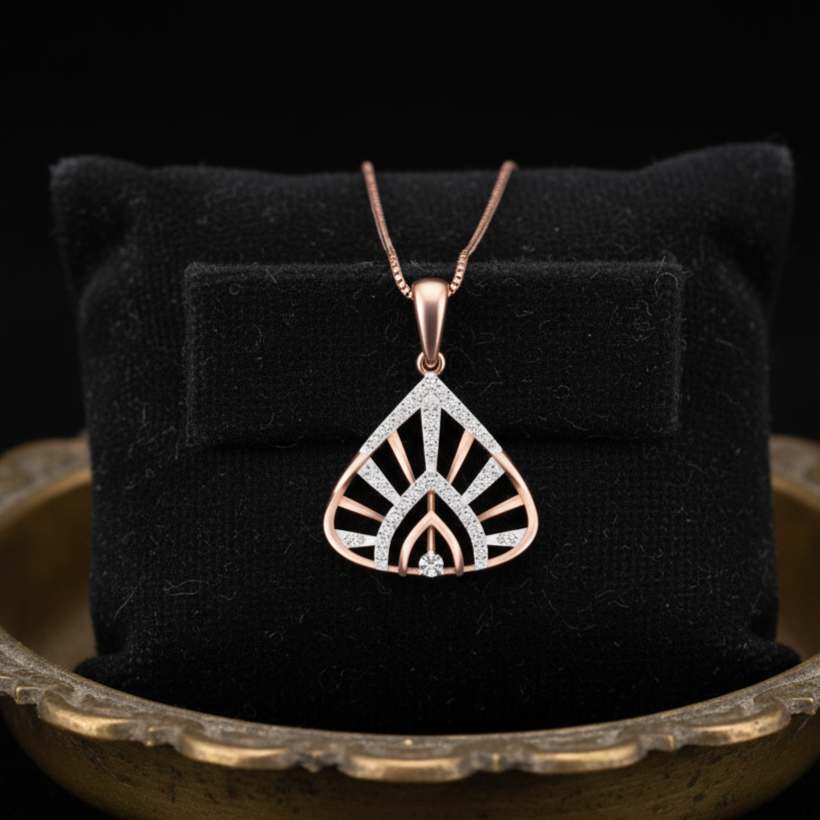 Infinity Style Diamond Pendant