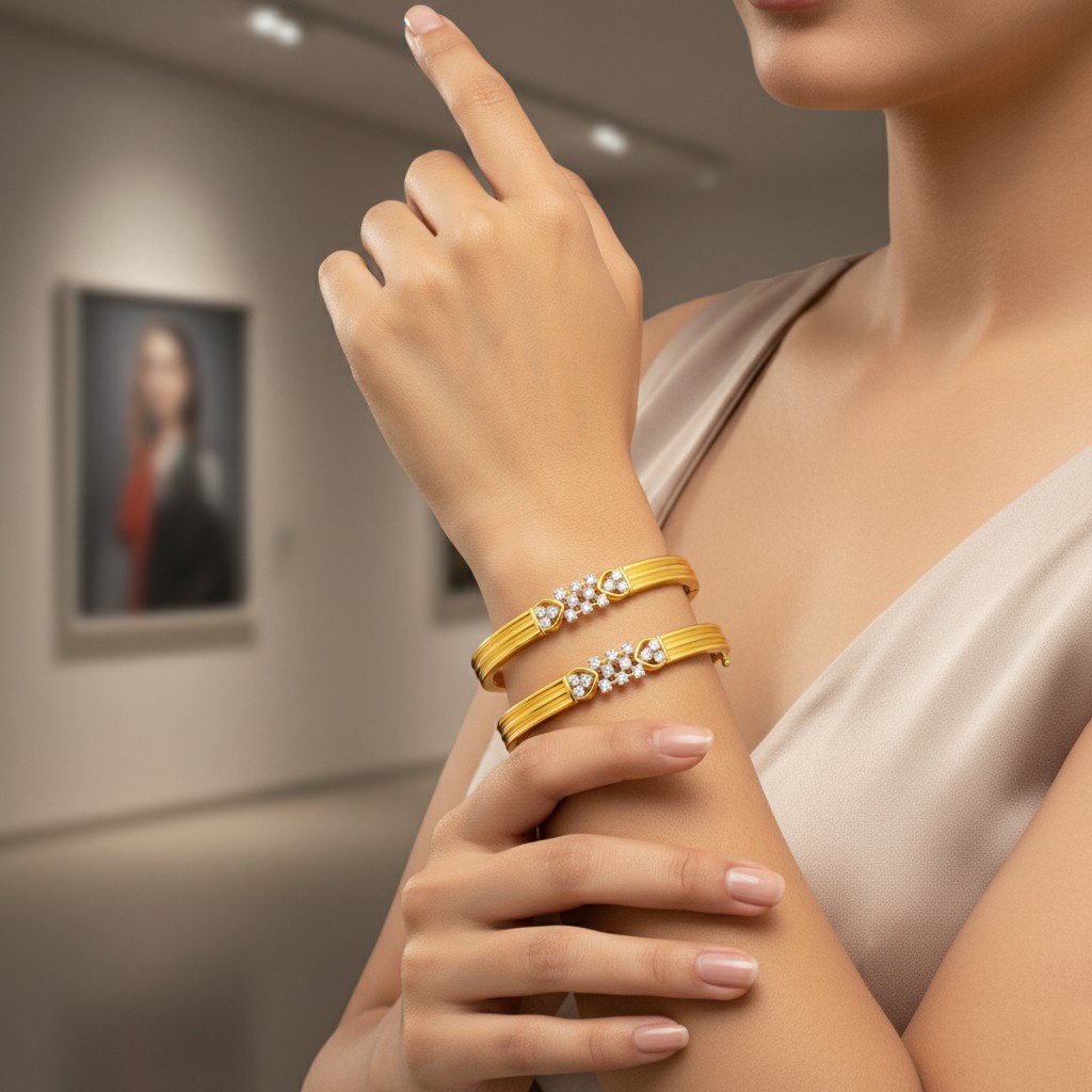 Pristine Glow Diamond Bangle