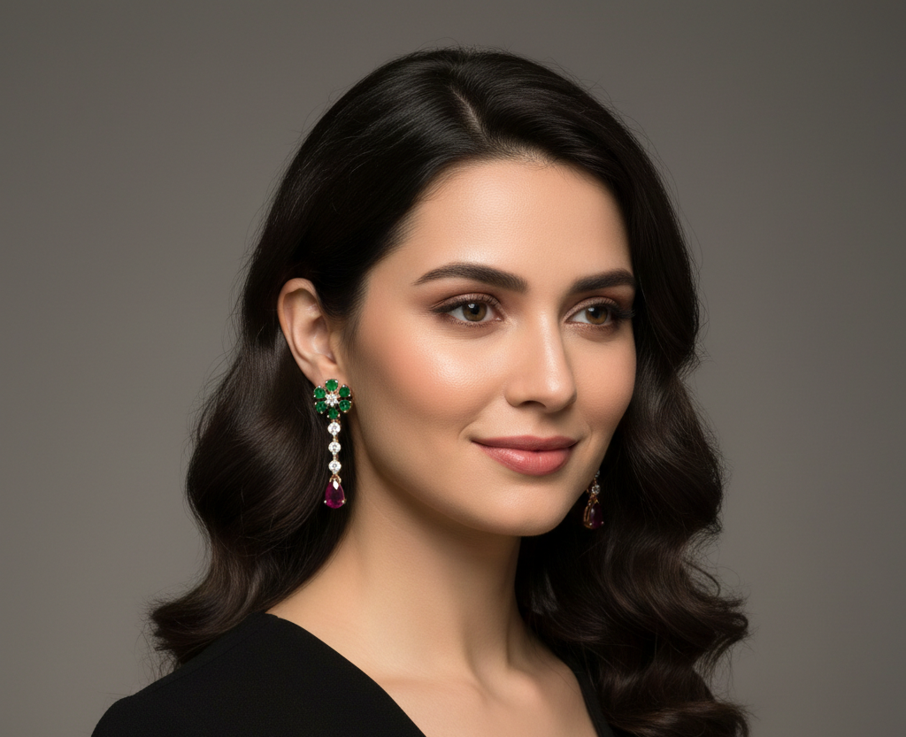 Avenza Grace Diamond Dangler Earrings