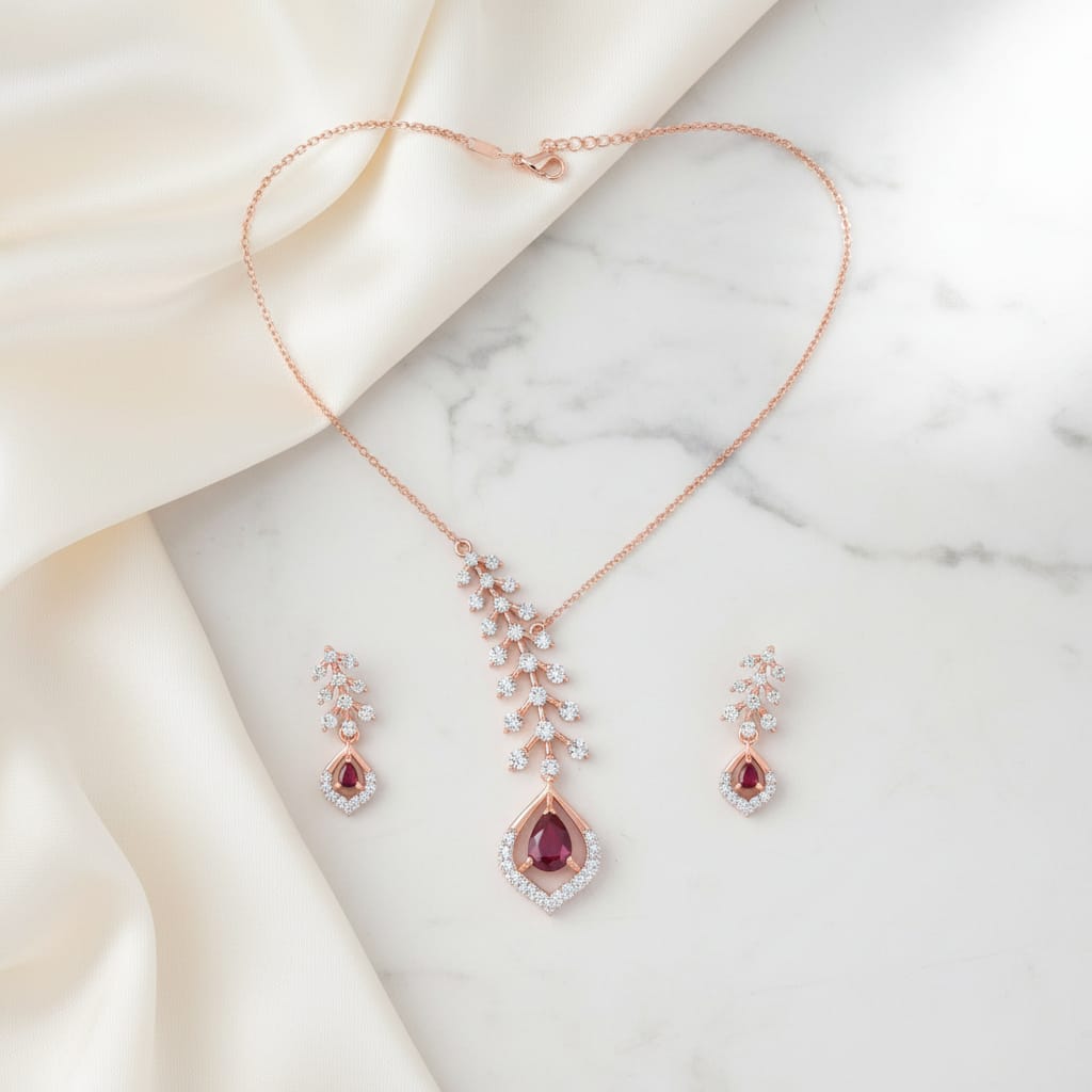 Ethereal Diamond Grace Necklace Set