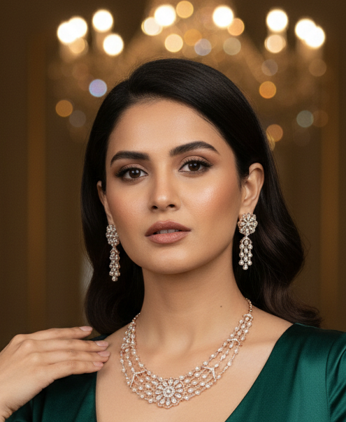 Radiant Craft Diamond Necklace for Occasions - 3